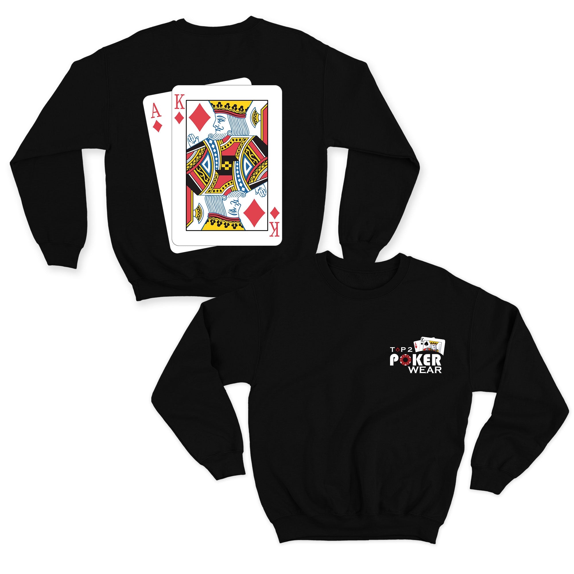Diamonds Sweatshirt Logo on Front