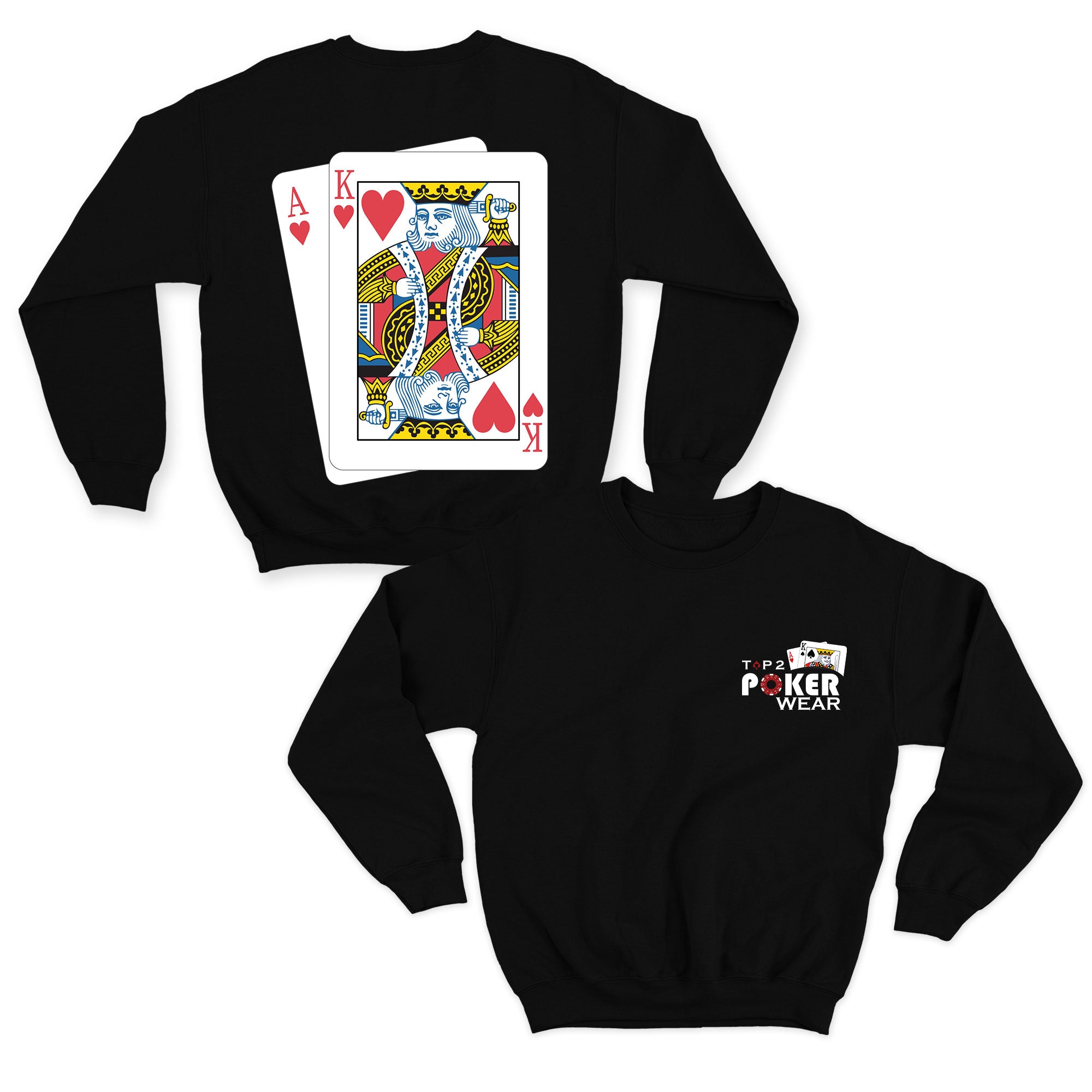 Hearts Sweatshirt  Logo on Front
